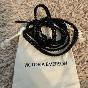 Never worn Victoria Emerson “Midnight Mist” wrap bracelet